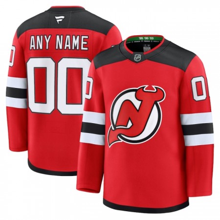 New Jersey Devils Fanatics Premium Custom 2024-25 Heim Rot Trikot - Herren